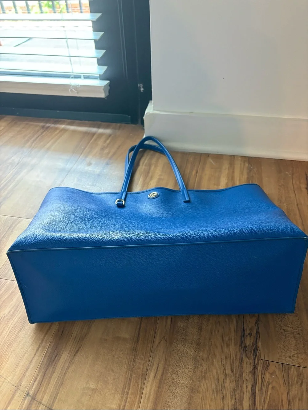 Tory Burch Royal Blue Leather Tote